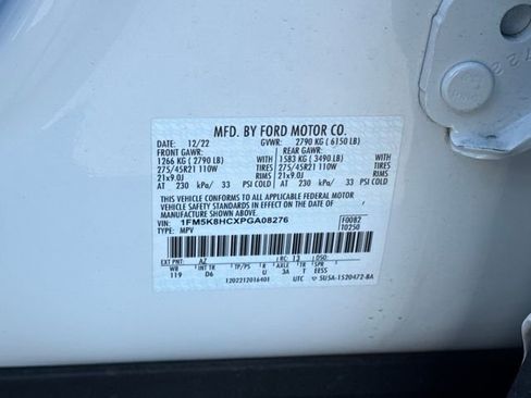 Used 2023 Ford Explorer Platinum w/ Technology Package image 29