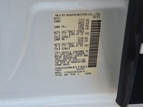 Used 2022 Nissan Frontier PRO-4X w/ Technology Package image 38