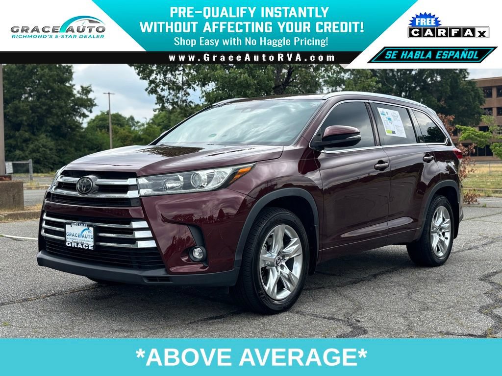 Used 2019 Toyota Highlander Limited w/ Carpet Mat Package (TMS) AWD/4WD image 1