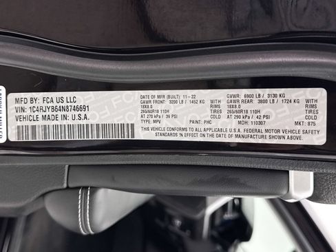 Used 2022 Jeep Grand Cherokee Limited 4xe w/ MOPAR Finishing Package AWD/4WD image 40