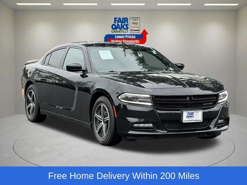 Certified 2016 Dodge Charger SXT w/ Blacktop Package RWD image 1