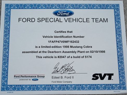Used 1998 Ford Mustang Cobra RWD image 7