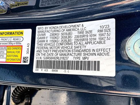 Certified 2024 Honda CR-V Sport Touring image 33