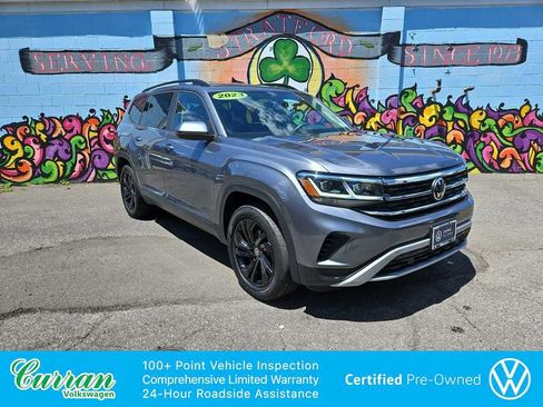 Certified 2023 Volkswagen Atlas SE w/ Panoramic Sunroof Package AWD/4WD image 1