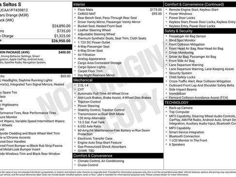 Used 2023 Kia Seltos S w/ Navigation Package AWD/4WD image 4