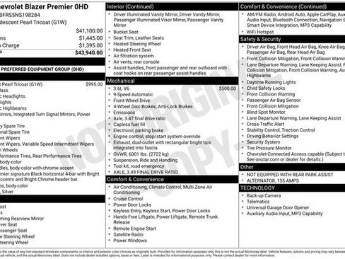 Certified 2022 Chevrolet Blazer Premier FWD image 6