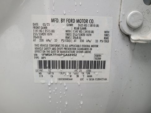 Used 2023 Ford Explorer Limited RWD image 33