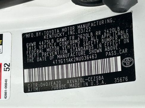 Used 2022 Toyota Camry SE image 33