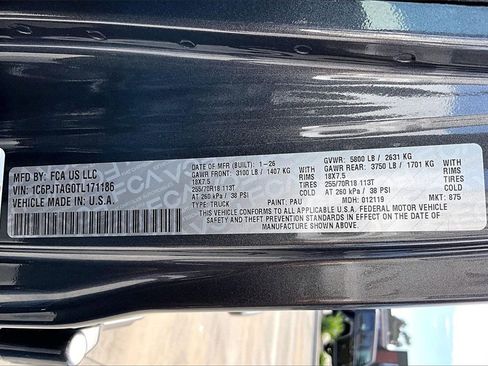 New 2026 Jeep Gladiator Sport image 27