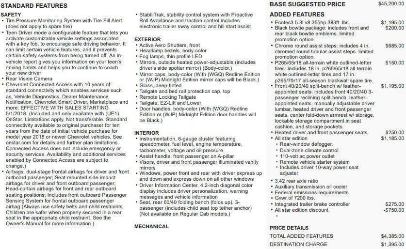 Used 2018 Chevrolet Silverado 1500 LT w/ All Star Edition AWD/4WD image 2