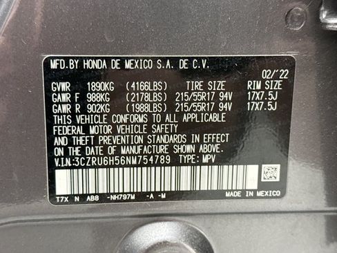 Used 2022 Honda HR-V EX image 10