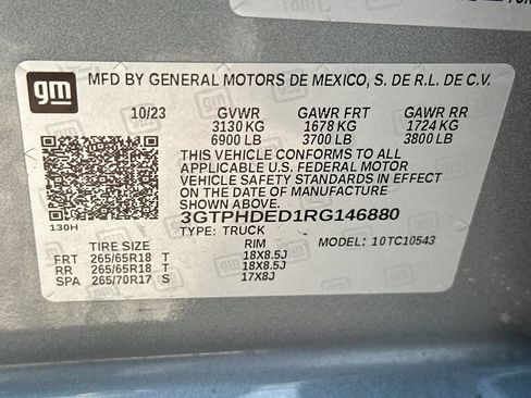 Certified 2024 GMC Sierra 1500 SLT RWD image 39