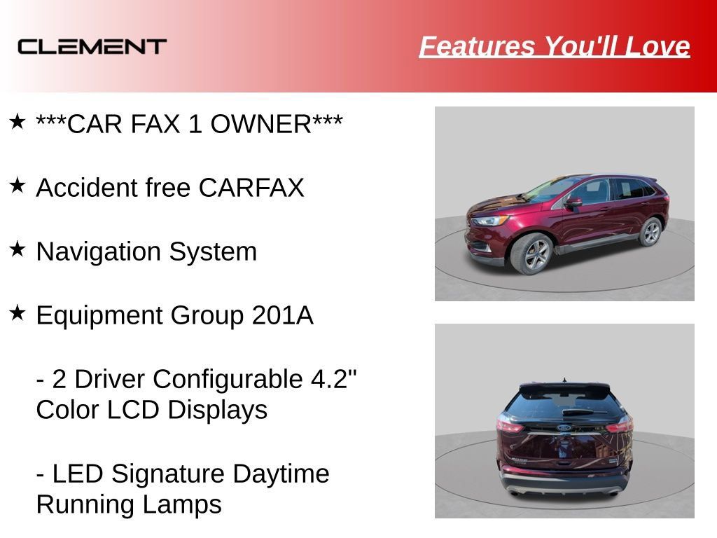 Used 2019 Ford Edge SEL w/ Equipment Group 201A AWD/4WD image 9