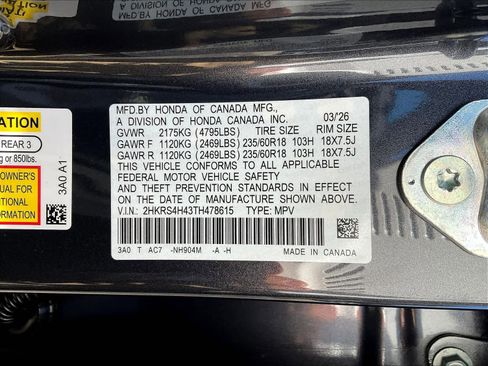 New 2026 Honda CR-V EX image 17