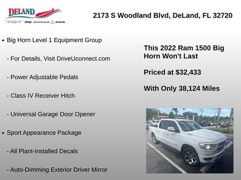 Used 2022 RAM 1500 Big Horn AWD/4WD image 15