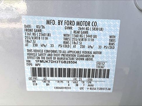 New 2026 Ford Explorer Active RWD image 16