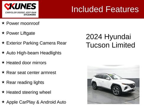 Used 2024 Hyundai Tucson Limited AWD/4WD image 4