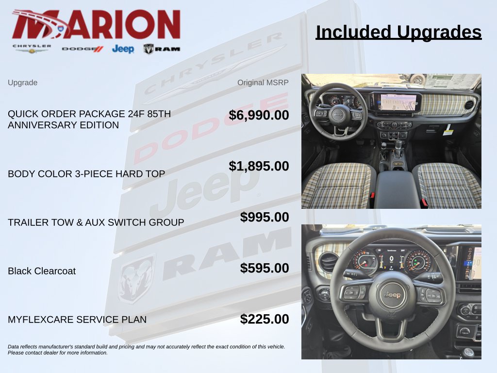 New 2026 Jeep Gladiator Sport AWD/4WD image 9
