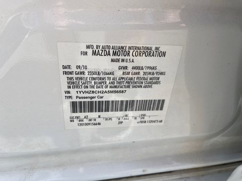 Used 2010 MAZDA MAZDA6 i Touring Plus image 13