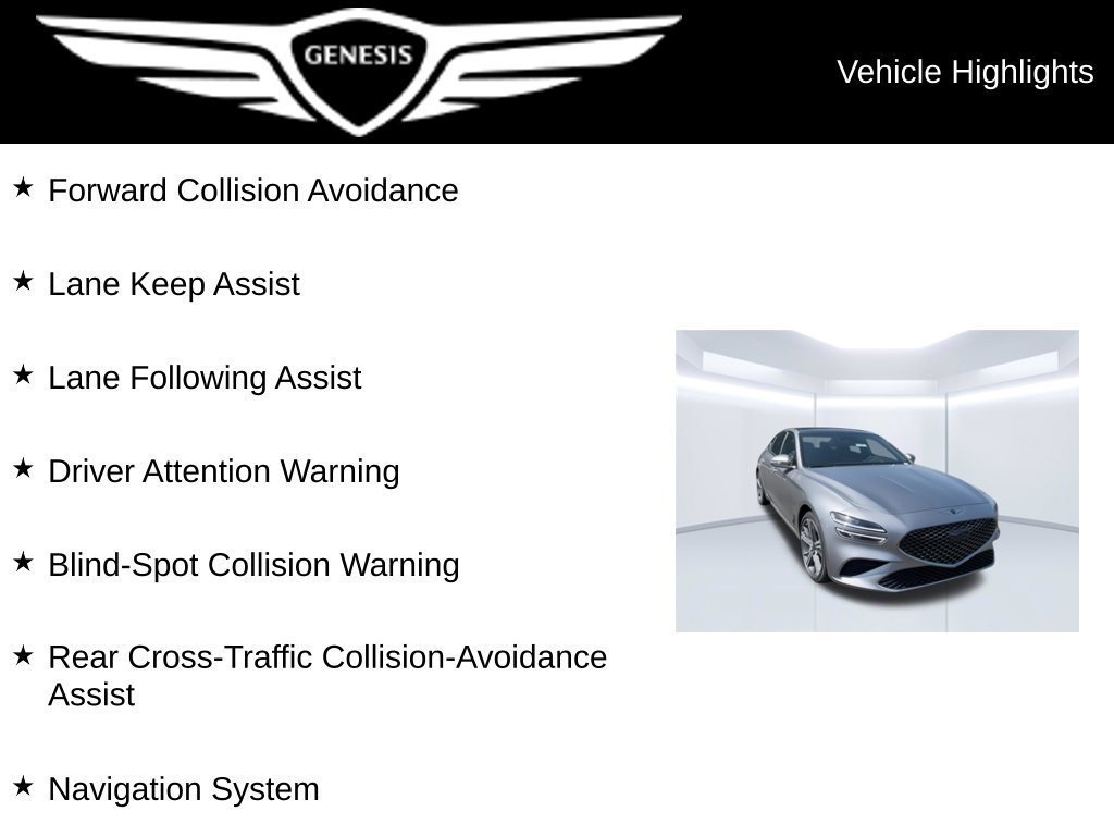 Used 2025 Genesis G70 2.5T w/ Sport Prestige Package RWD image 8