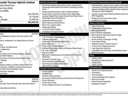Used 2025 Hyundai Tucson Limited AWD/4WD image 36