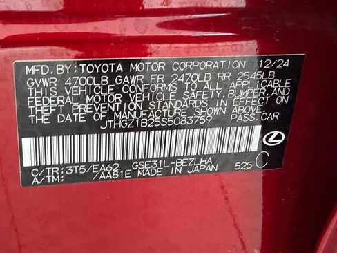 Used 2025 Lexus IS 350 F Sport w/ Navigation Package image 20