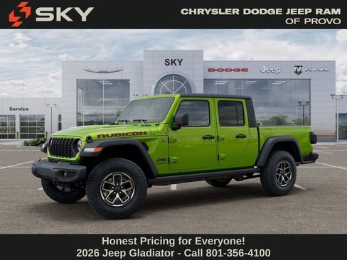 New 2026 Jeep Gladiator Rubicon w/ Steel Power Dome Hood Package image 2
