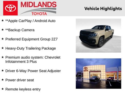 Used 2022 Chevrolet Colorado Z71 image 2