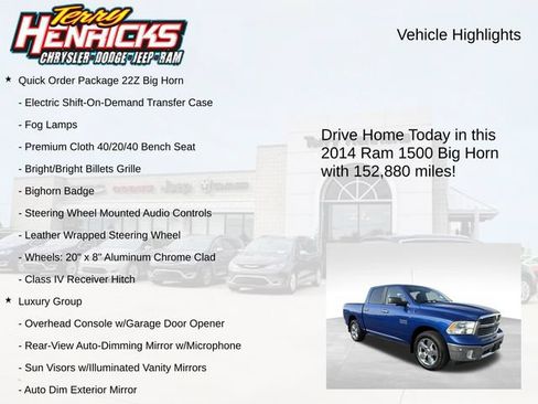 Used 2014 RAM 1500 Big Horn AWD/4WD image 4