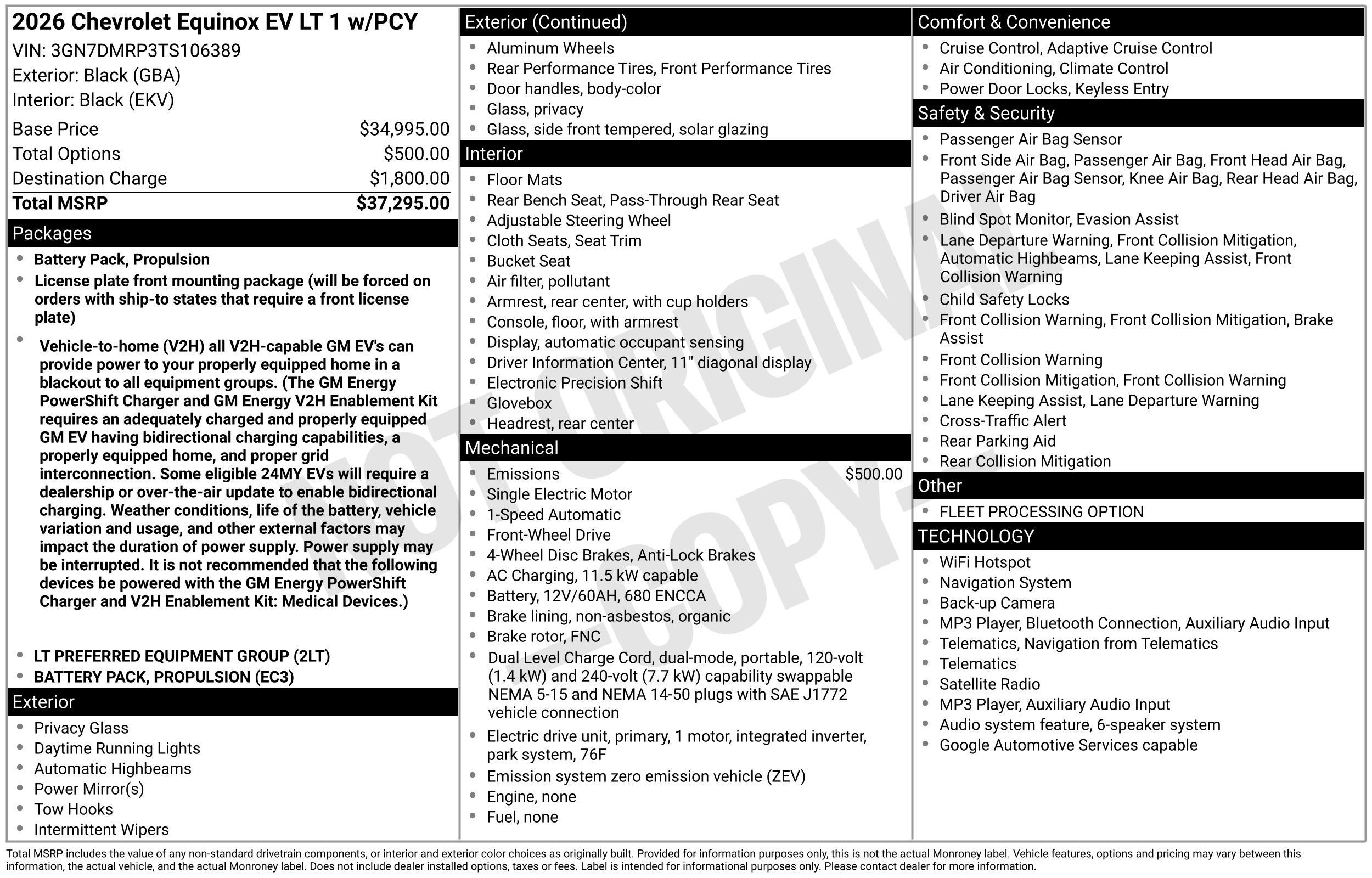 Used 2026 Chevrolet Equinox EV LT FWD image 2