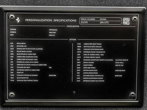 Certified 2024 Ferrari 296 GTS image 21