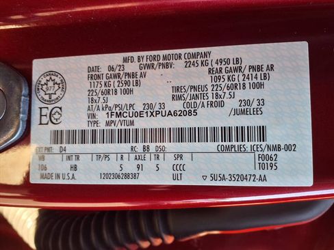 Used 2023 Ford Escape SE image 24