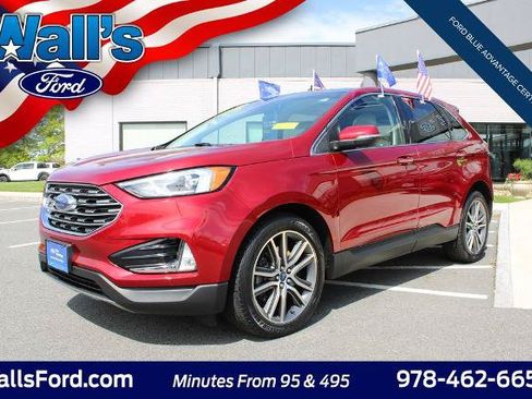 Certified 2019 Ford Edge Titanium w/ Cold Weather Package AWD/4WD image 1