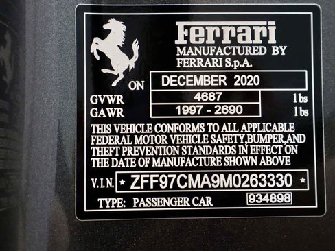 Certified 2018 Ferrari 488 Spider RWD image 80