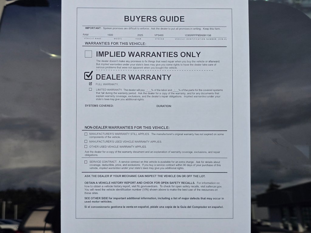 Used 2025 RAM 1500 Big Horn AWD/4WD image 47