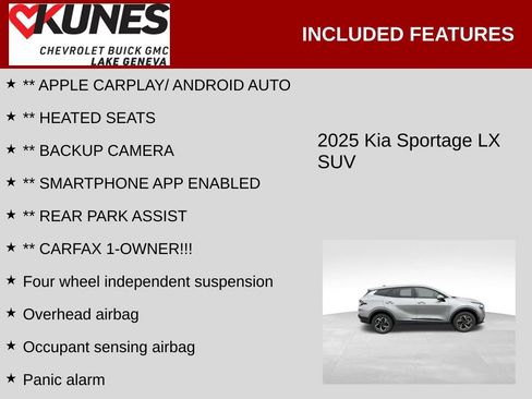 Used 2025 Kia Sportage LX AWD/4WD image 2