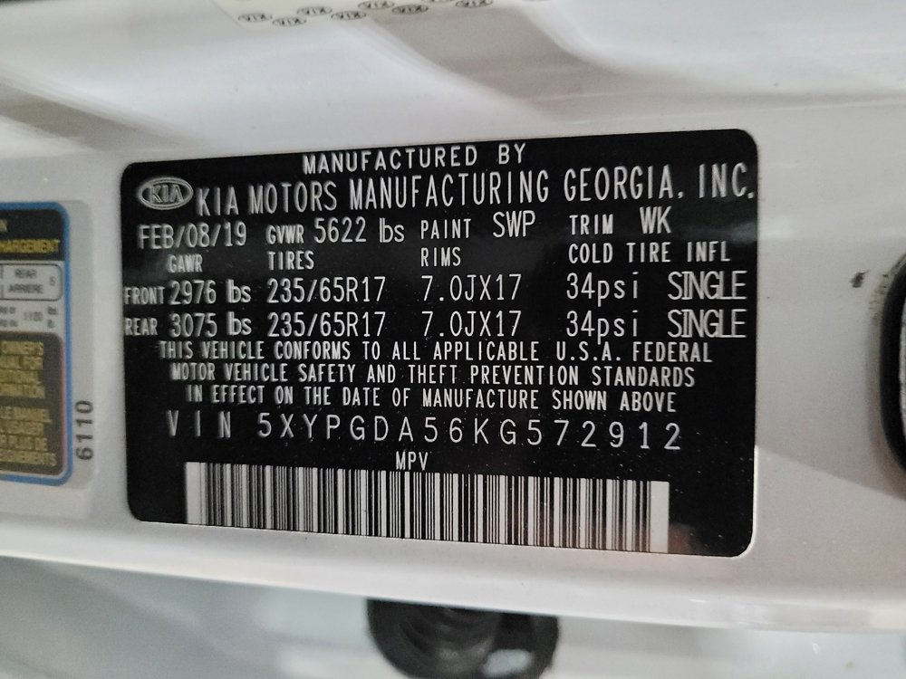 Used 2019 Kia Sorento AWD V6 image 33