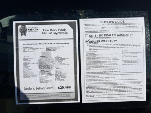 Used 2018 Subaru Forester 2.5i Limited image 34