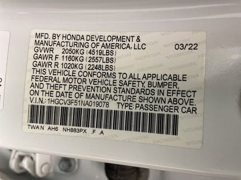 Used 2022 Honda Accord EX-L image 30