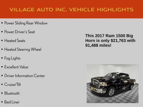Used 2017 RAM 1500 Big Horn AWD/4WD image 14