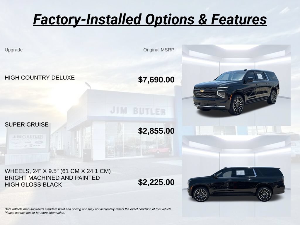 Used 2026 Chevrolet Suburban High Country AWD/4WD image 3