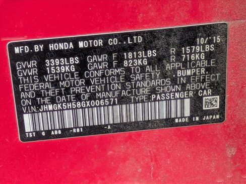 Used 2016 Honda Fit LX image 16