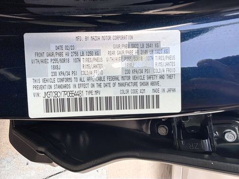 Used 2023 MAZDA CX-9 Touring image 23