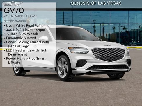 New 2026 Genesis GV70 2.5T Advanced image 3