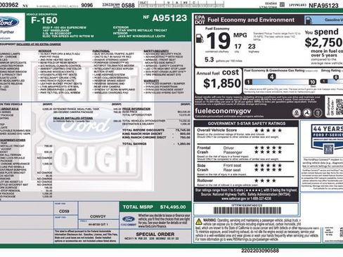 Used 2022 Ford F150 King Ranch w/ Equipment Group 601A High AWD/4WD image 9