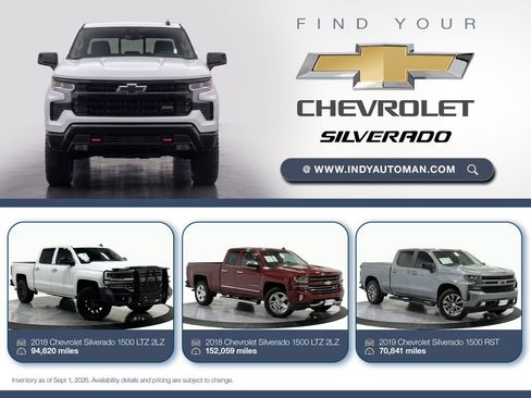 Used 2018 Chevrolet Silverado 1500 LTZ Z71 w/ LTZ Plus Package AWD/4WD image 18