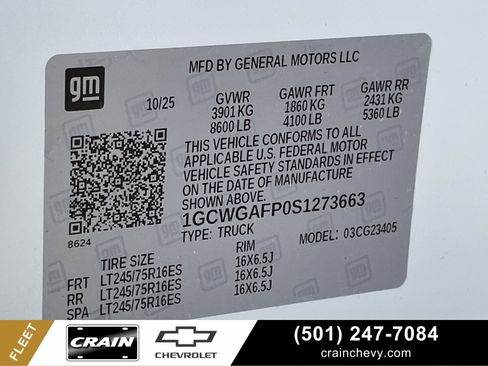 New 2025 Chevrolet Express 2500 w/ Driver Convenience Package image 32