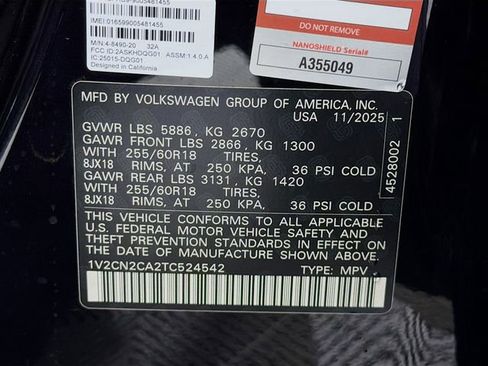New 2026 Volkswagen Atlas Peak Edition AWD/4WD image 33