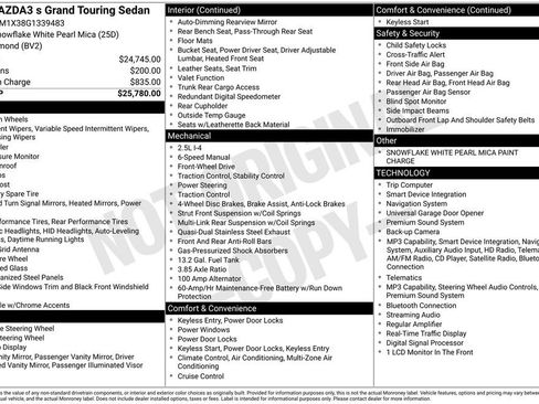 Used 2016 MAZDA MAZDA3 s Grand Touring FWD image 5