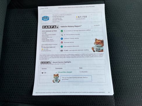 Used 2015 Nissan Altima 2.5 SV w/ Convenience Package image 39